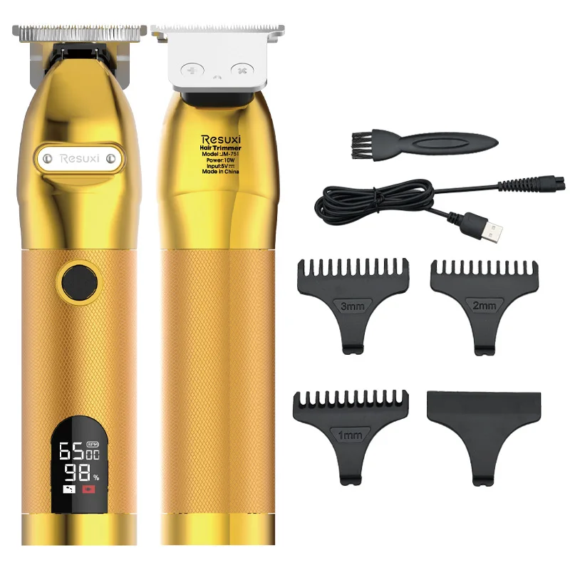 USB  Body Professional Trimmer For Men For Pubic Hairs Men Gold Pubic Hair Trimmer With Lcd Display Professional Hair Trimmer