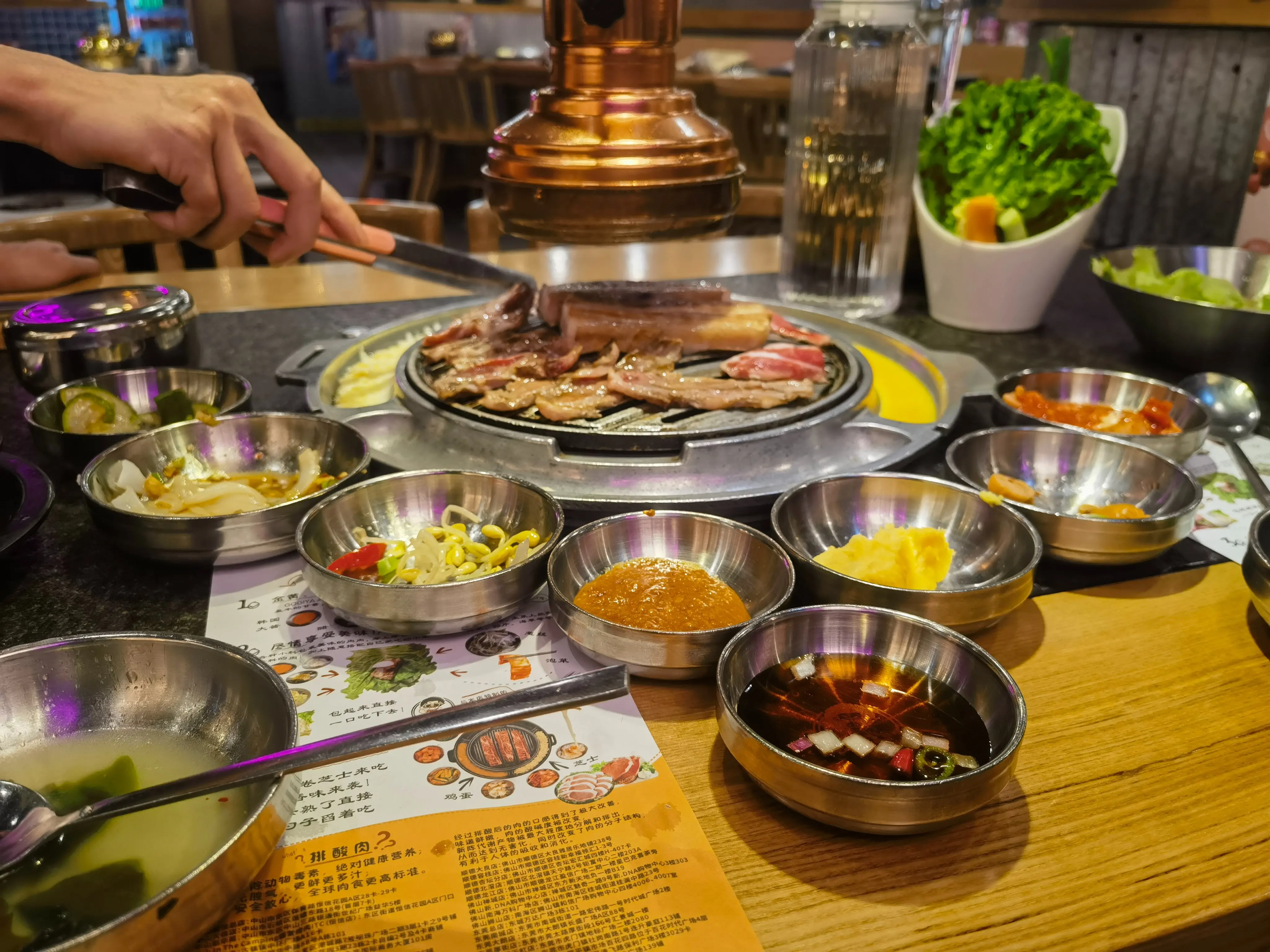 Cenhot Korean Barbecue Exhaust Smoking Pipe Stainless Steel Smoker Tube BBQ Smoke Pipe Restaurant Smokeless Equipment