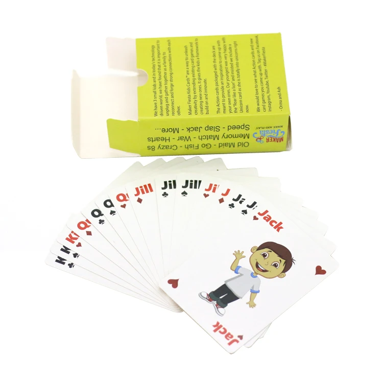 Manufacturer customize poker cards buying free sample printing promotional personalized playing cards