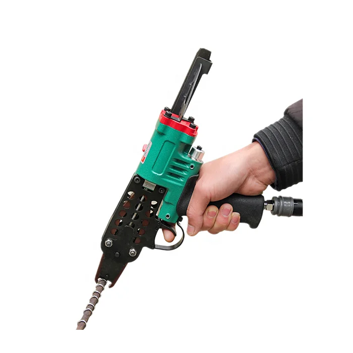 Industrial grade pneumatic c-ring plier gun for car seat hog ring staples