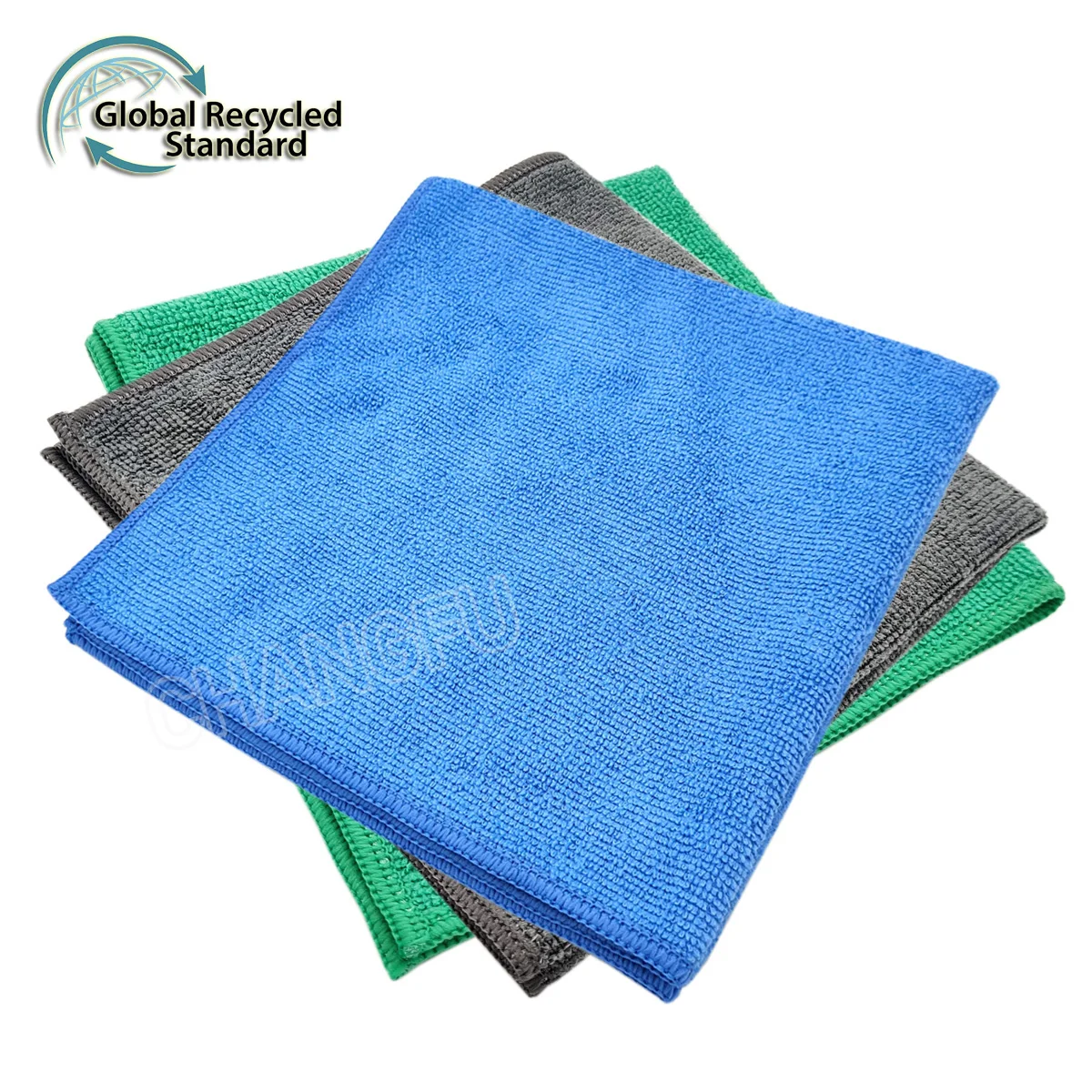 Eco-frienly GRS Microfiber Napkin Microfiber Cloth For Cleaning