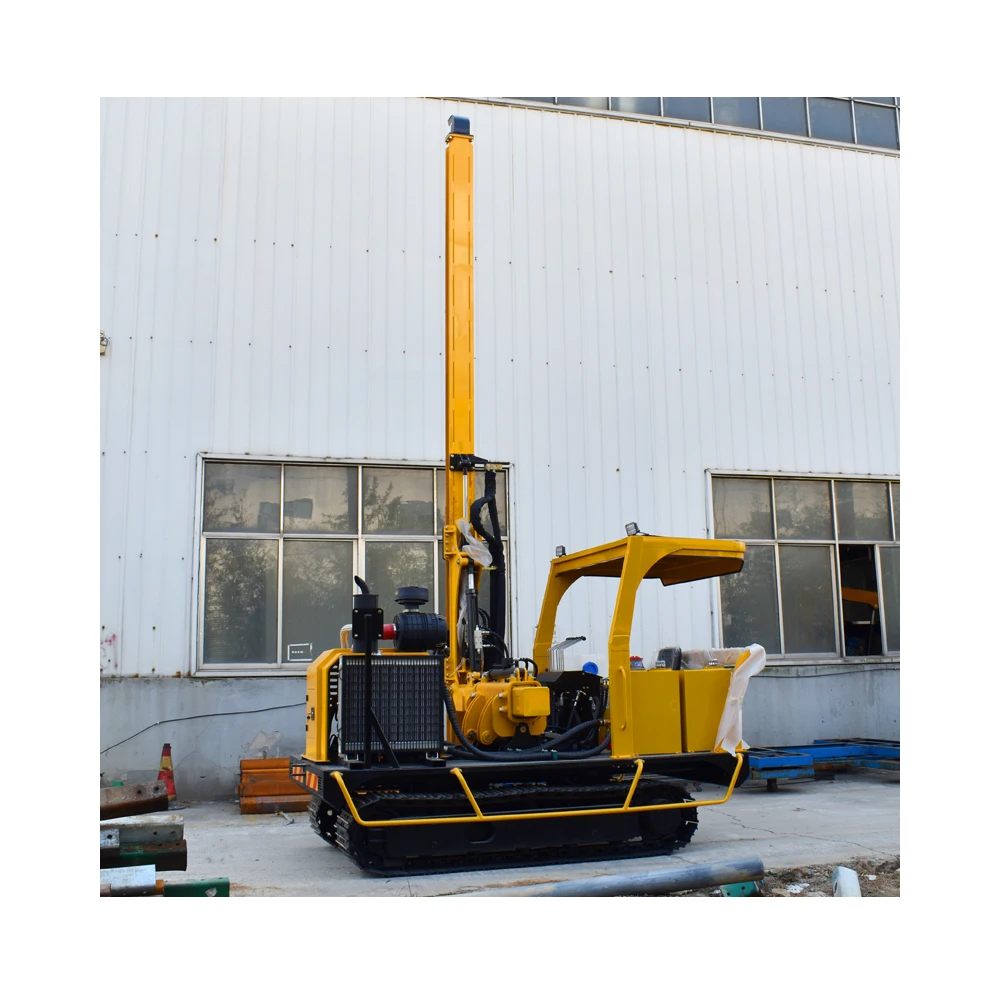New Stock Arrival hydraulic pile machine, solar screw pile driver for sale/