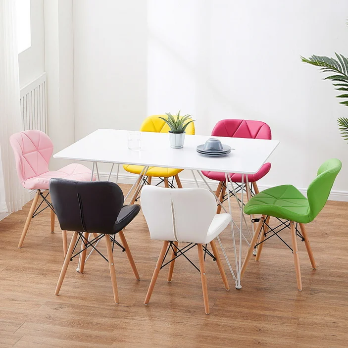 
wholesale retro accent living room coffee hotel tub pu leather dining chair 