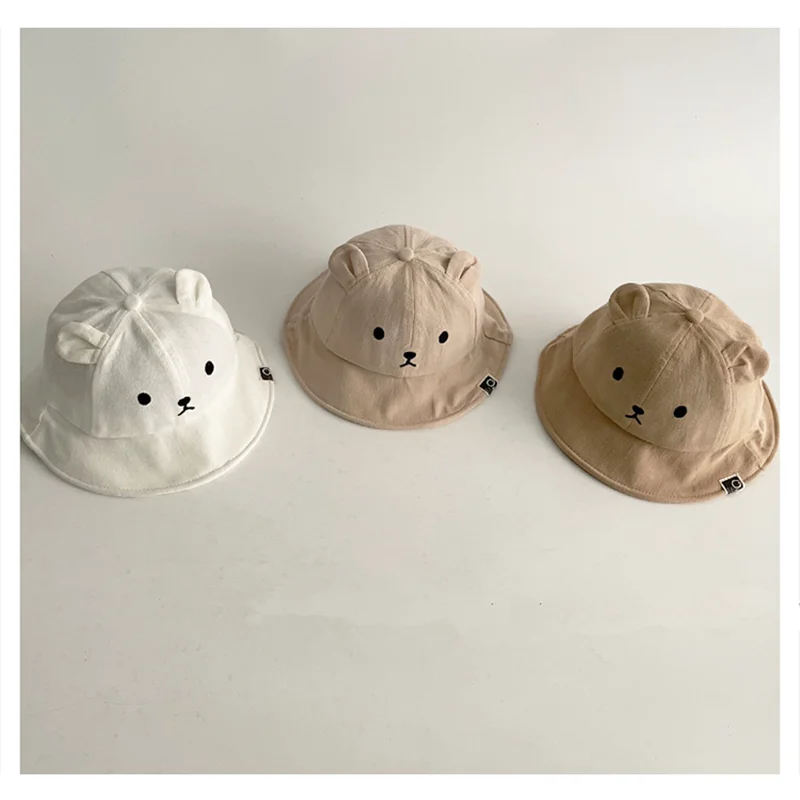 BSCI Factory Summer Baby Bucket Hat Foldable Bucket Cap for Kid Children