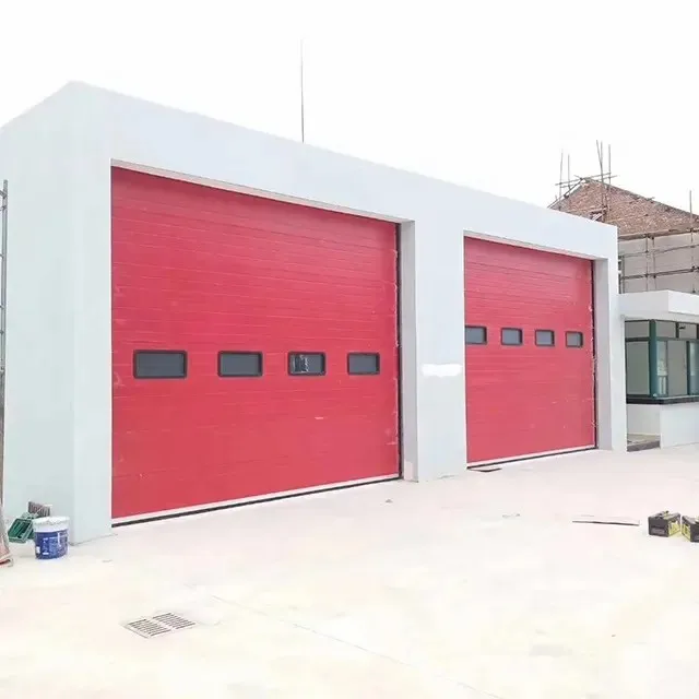 Smart NFRC Certificate Thermal Break Aluminum Heavy Duty Accordion Bifold aluminum alloy garage door for 4s car store