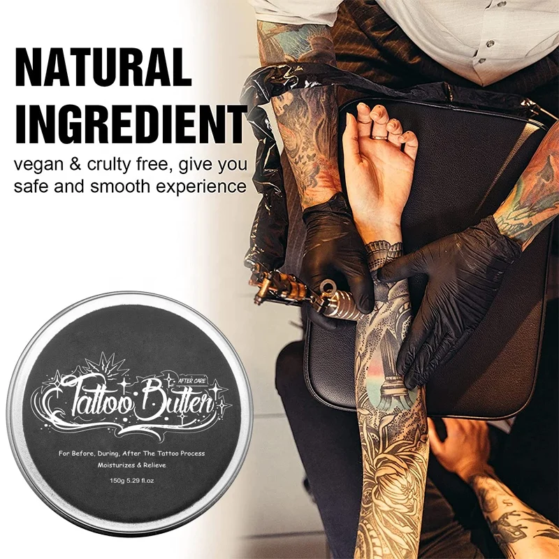 Aftercare Healing Ointment Salve Private Label Natural organic Tattoo Aftercare Ointment balm Tattoo Butter with logo