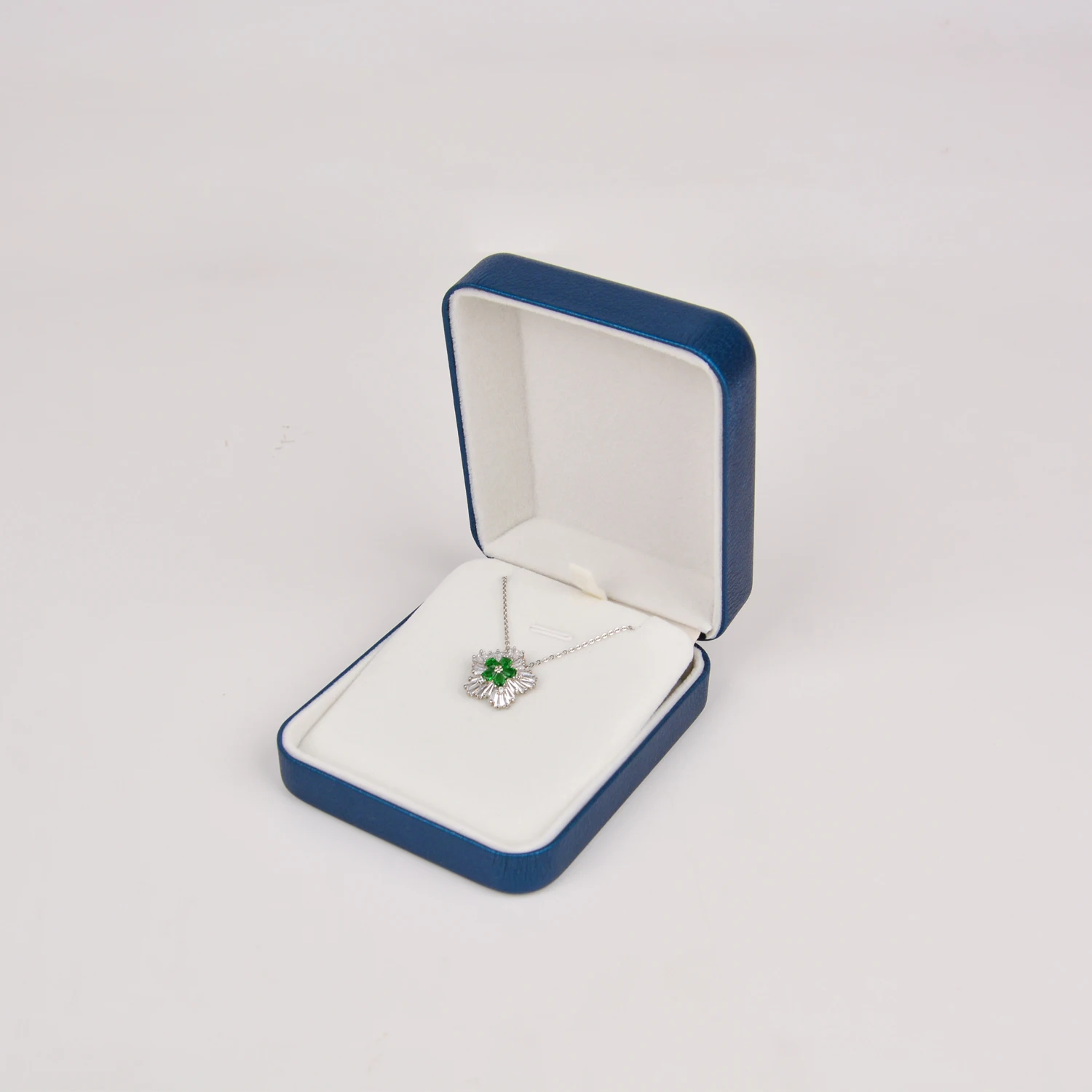 Wholesale Metal Earring Package Case Storage Pu Leather Jewelry Ring Package Box With Logo