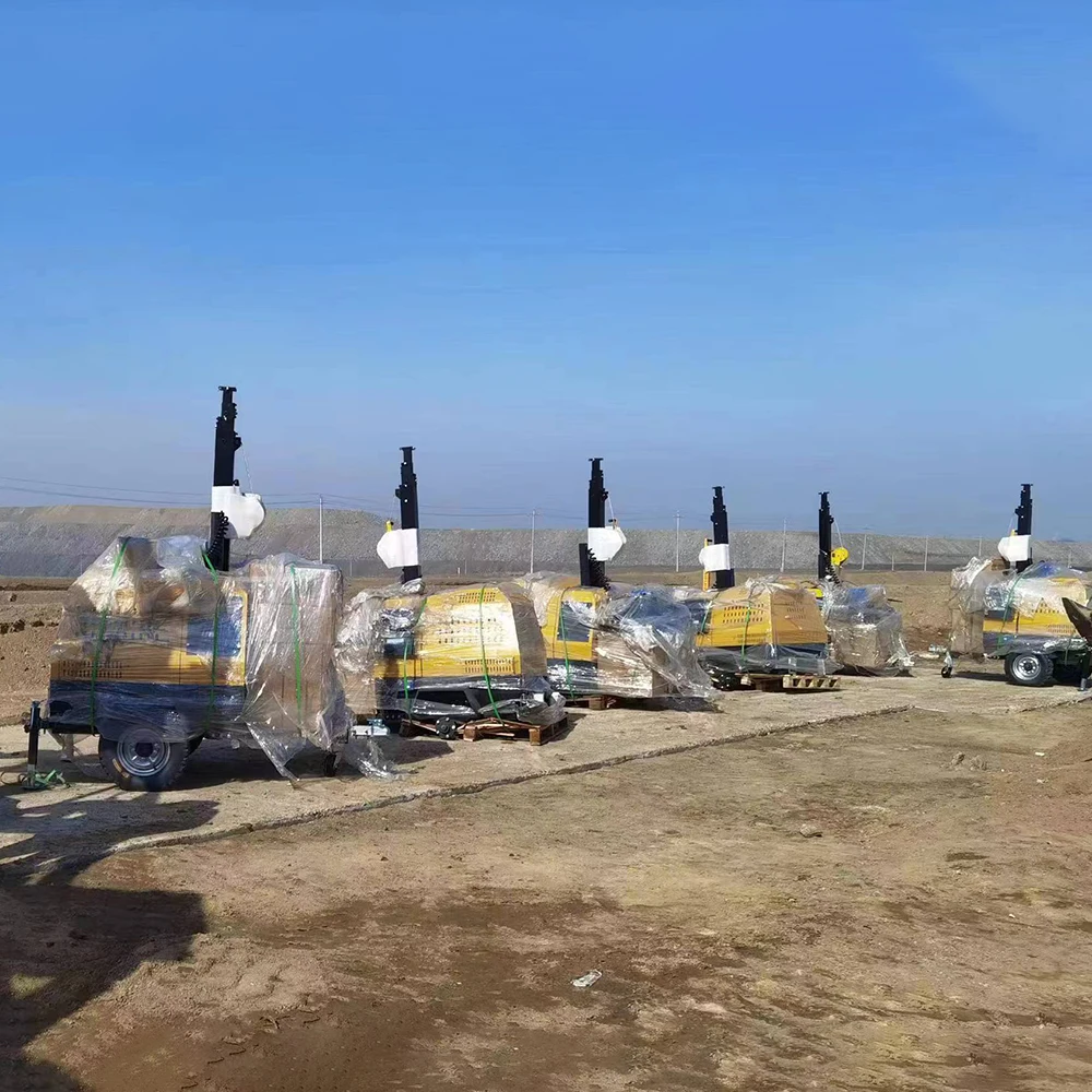 High Mast 3m 5m 8m 9m Mobile Signal Lighting Garden Home Stack Light Towers