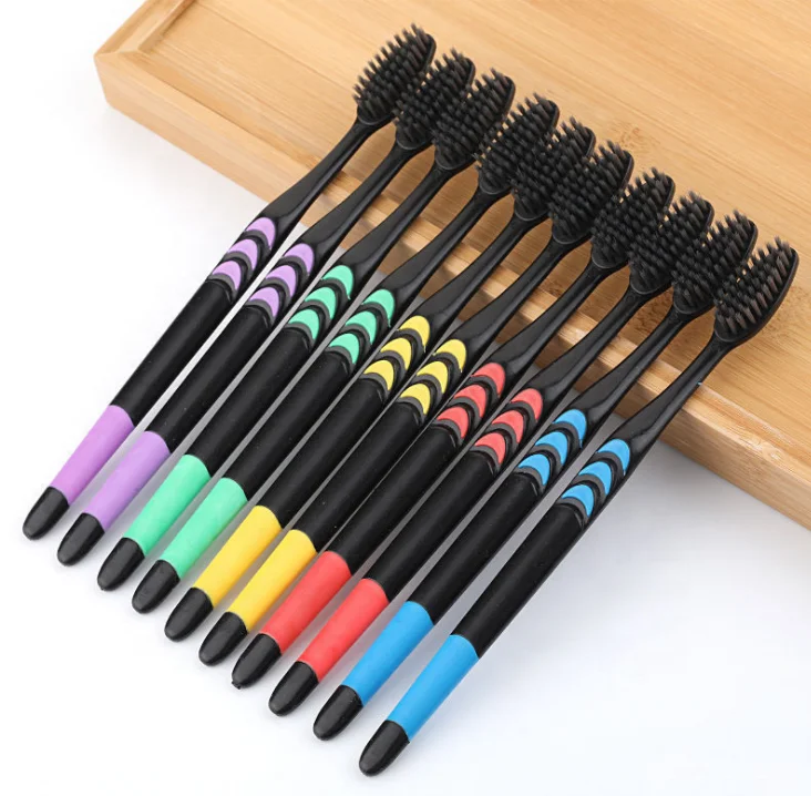 Most Beautiful Morden PP Bamboo Charcoal Bristle Toothbrush wholesale Most Beautiful Morden PP  Charcoal Bristle Toothbrush