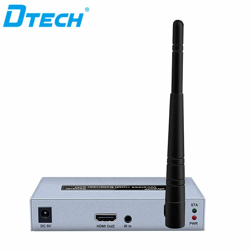 
1080P 200M HDMI-Compatible Wireless Extender with IR 200M H DMI to RJ45 Connector Support one to many 