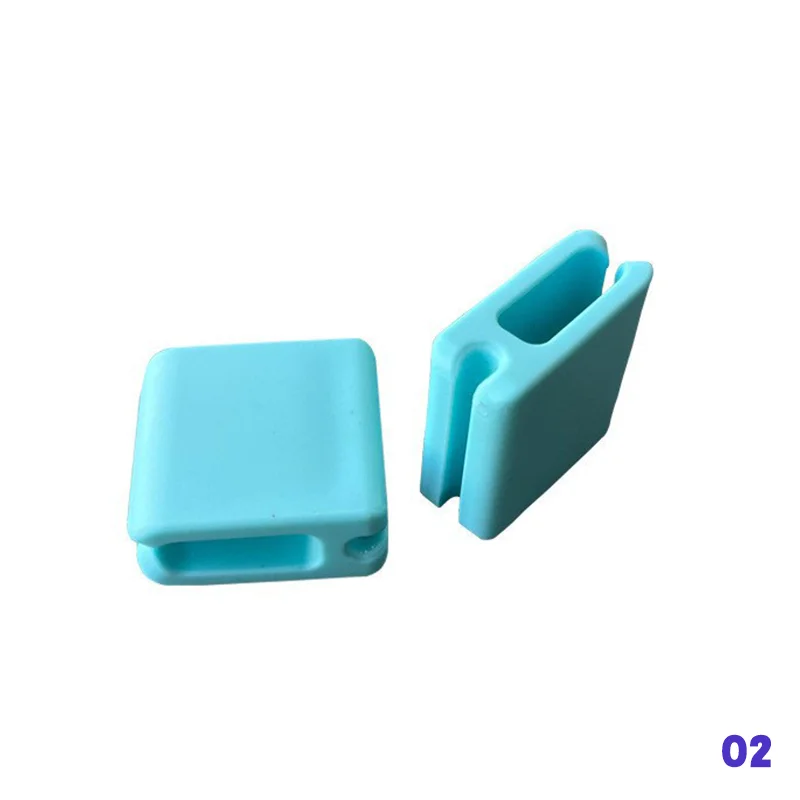 Silicone Earphone Cord Cable Winder Clips Holder Organizer Multi Function Durable Magnet Headphones Winder Cables Clip