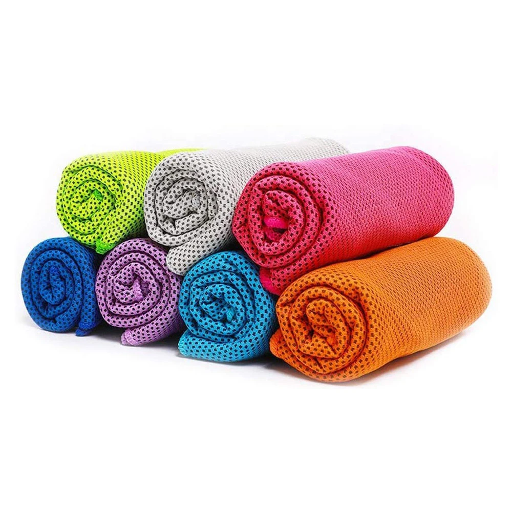 30*100cm Towels Microfiber Sports For Cool Comfort During Exercise Cooling Towel For Silicone Case