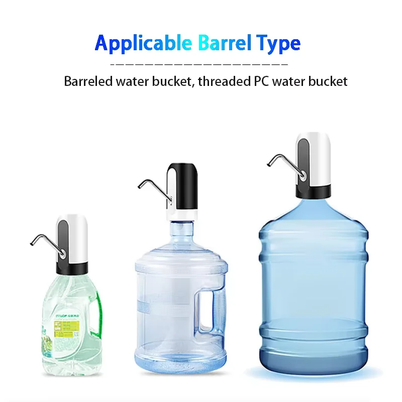 Small Mute Intelligent Household Use Bottle Drinkware Kitchen Bar Dining Water Pump Self-priming Drink Items Electric Dispenser