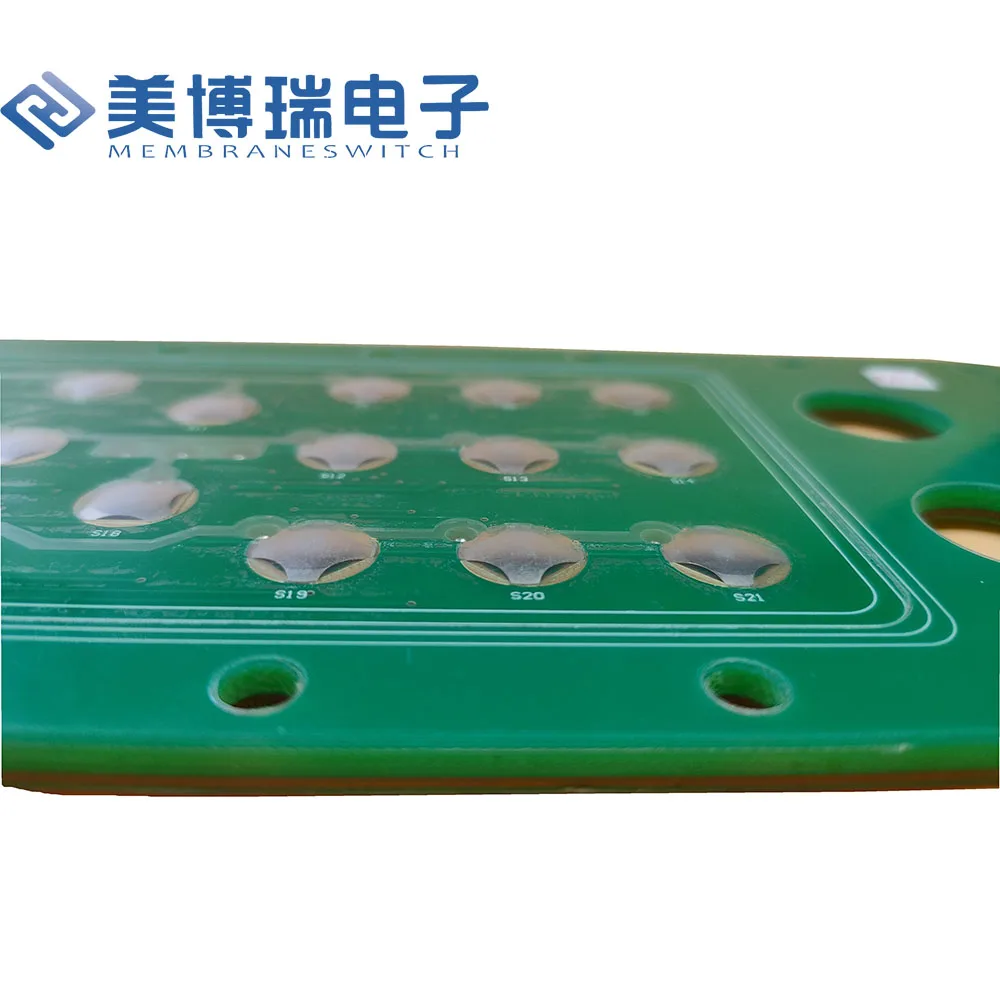 Пользовательские клавиатуры с мембранным переключателем печатной платы с металлическими куполоми