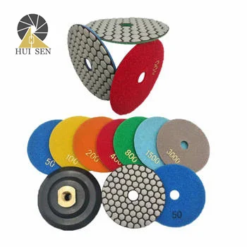 Soft diamond pads best quality diamond polishing pad for marble granite dry and wet polishing