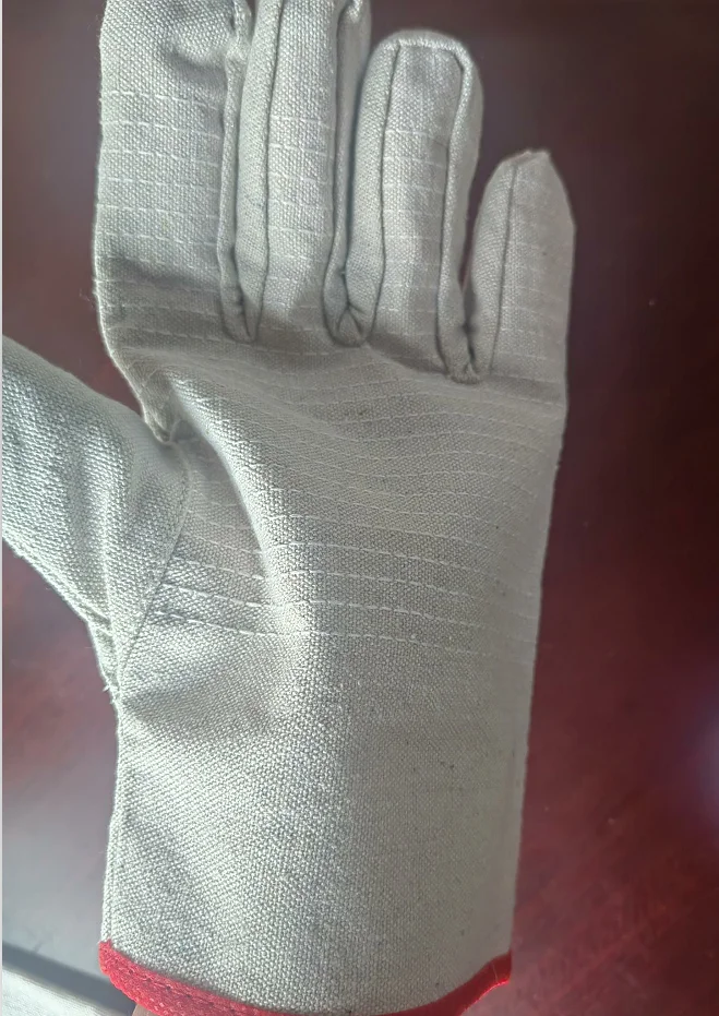 24 Line Canvas Cotton Breathable Gardening Anti-slip Industry Protection Work Safety Canvas Glove