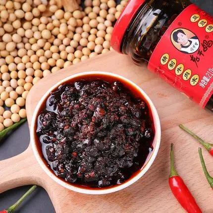 Chinese hot sauce Lao Gan Ma black bean sauce chili rice bibimbap hot sauce