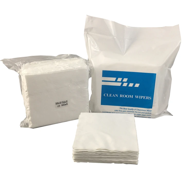 
Lint Free Sub Microfiber Printhead Cleanroom Wiper Industrial Cleaning And Wiping Rags 