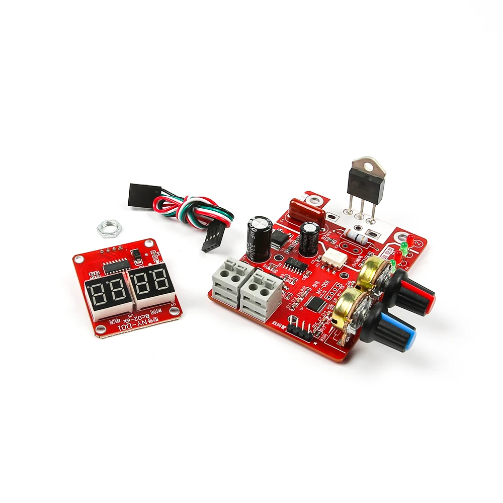 NY-D01 40A/100A Digital Display Spot Welding Module Time And Current Controller Panel Timing Ammeter Spot Welders Control Board