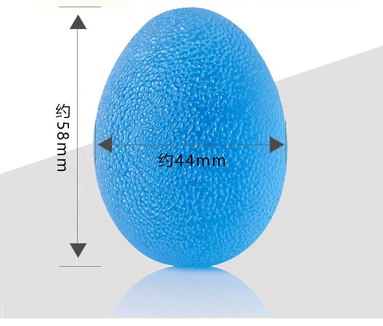 Soft TPR wrist training ball fitness therapy hand finger grip stress ball round or egg shape