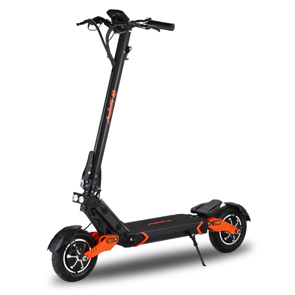 Mukuta 10 Single Electric Adult Scooter 52V 18.2Ah 1000W Motor Electric Scooter Double Wheels Electric Scooter Long Range