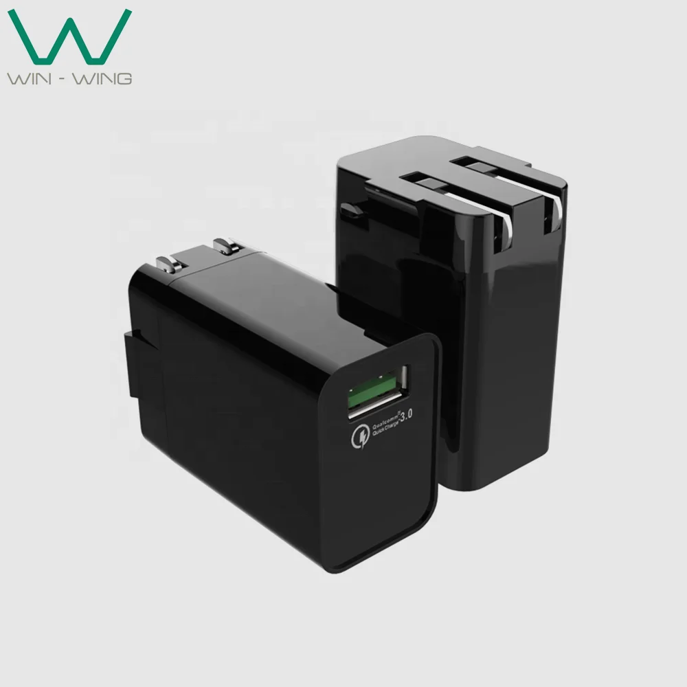 
Wall charger QC 3.0 5V/9V/12V 18W USB charger US EU AUS UK PLUG 