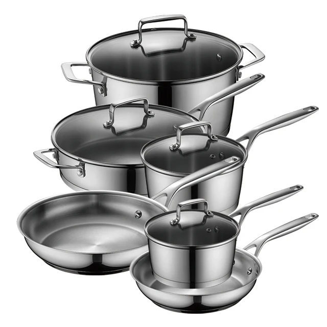 24cm Stainless Steel Cookware Casseroles Pots Pans Hot Cold Food Insulated Casserole