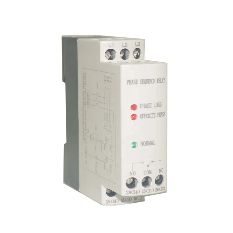 Ginri JVRD-6 Phase Sequence Phse loss Control Relay Voltage Monitoring Relay