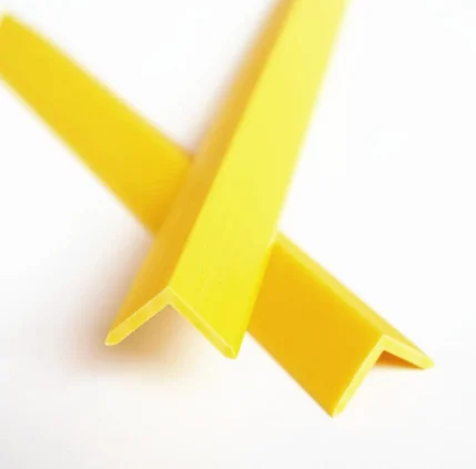 Edge Banding L Shape Plastic wall angle protector profile plastic 90 degree plastic pvc rigid angle cover pvc guards corner trim