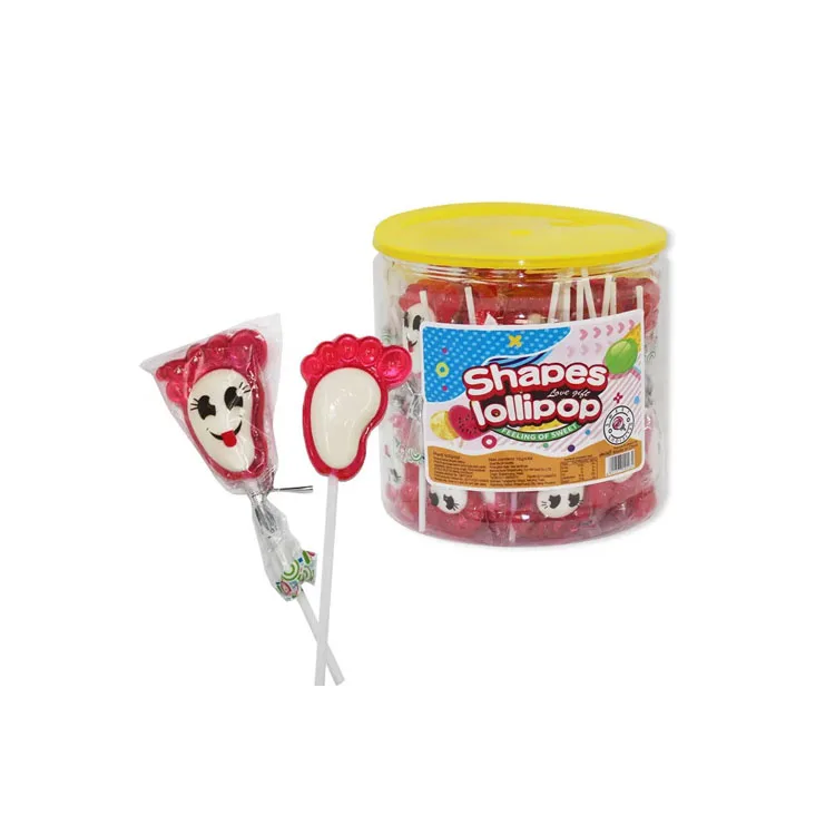 Custom Corn and Feet Shapes Lollipop Candy