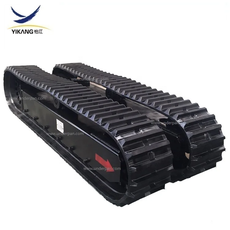 Custom Rubber Track Undercarriage for 1 Ton 2 Ton 3 Ton 4 Ton 5 Ton 6 Ton 7 Ton Crawler Crusher Drilling Rig Excavator Machinery