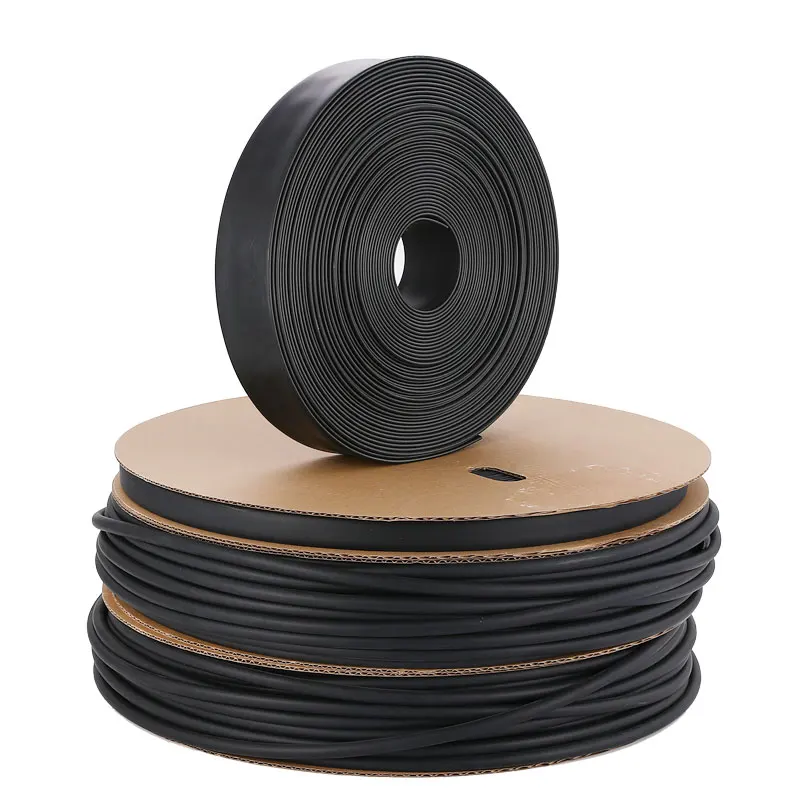 4x High Shrinkage Transparent Adhesive Semi-flexible Wear Resisting Waterproof Solvent Resistant Oil Resistant Heat Shrink Tube