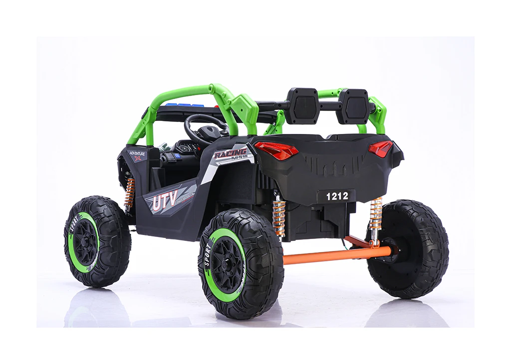 2024 Newest Wholesale 12V Electric 2WD UTV Buggy Double Motor Ride-on Car Kids 1+ Years 4x4 Wheel Plastic Material Toys Style