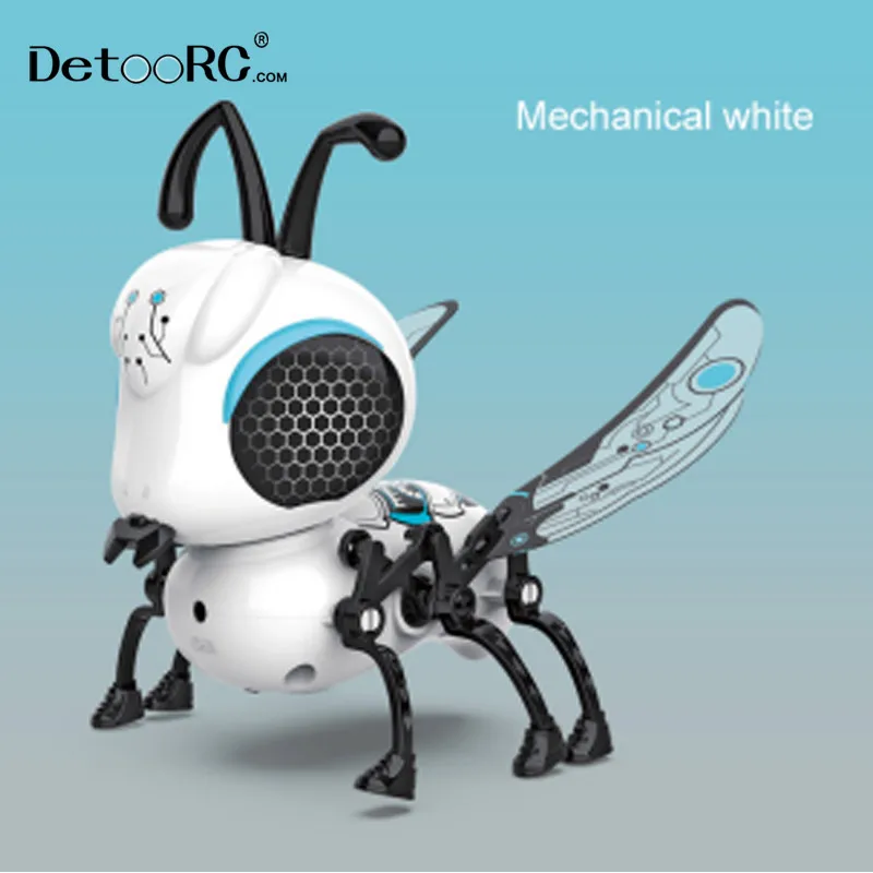 Detoo Stem Diy robot diy robot elves for kids singing dancing robot pet educational toy diy simple building blocks