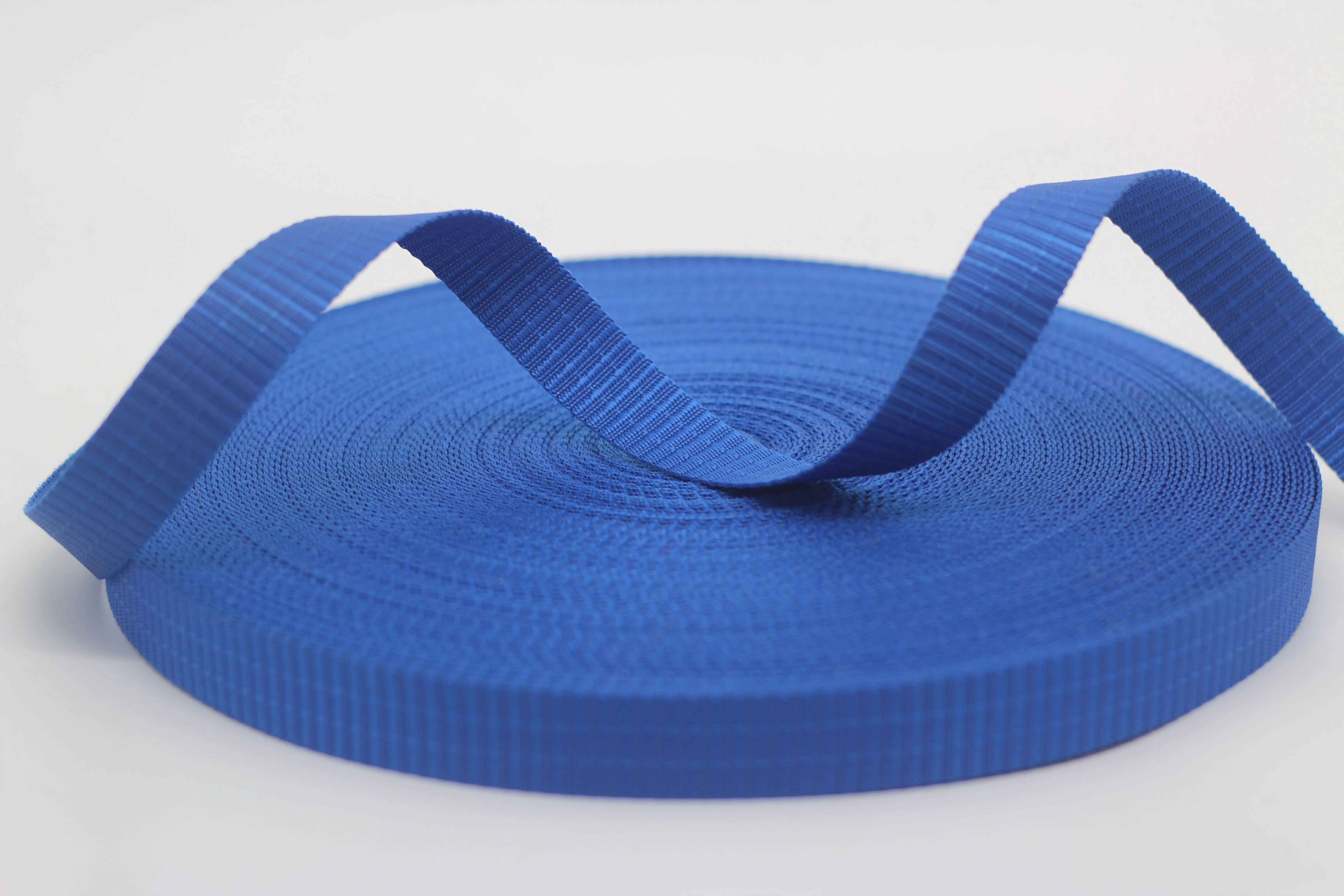Wholesale Colorful 20mm high density nylon webbing Tanks grain Polyester Belt accessories Webbing