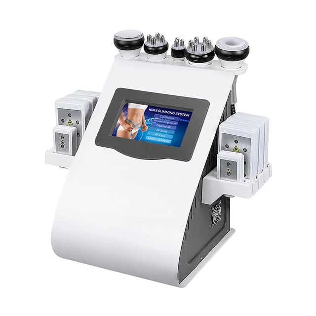 
6 in 1 High Quality Kim 8 New Ultra Cavitation Rf Vacuum ultrasonic 40k cavitation Slimming Machine 