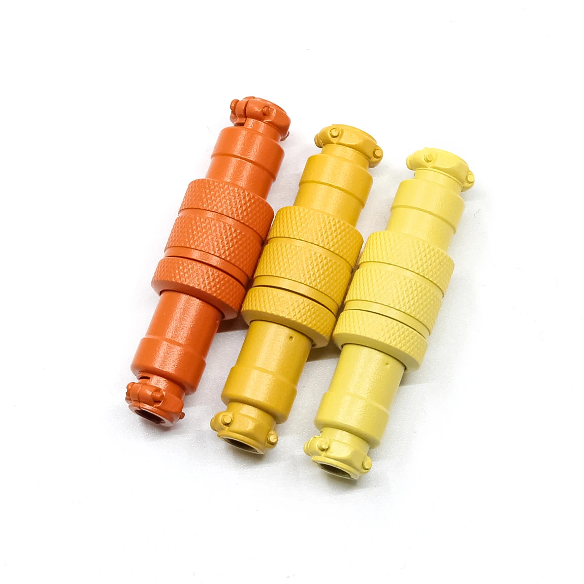 16mm spray paint Thread Male Female Panel Metal Aviation Wire Connector 4pin 5pin shiny green aviator gx16 color