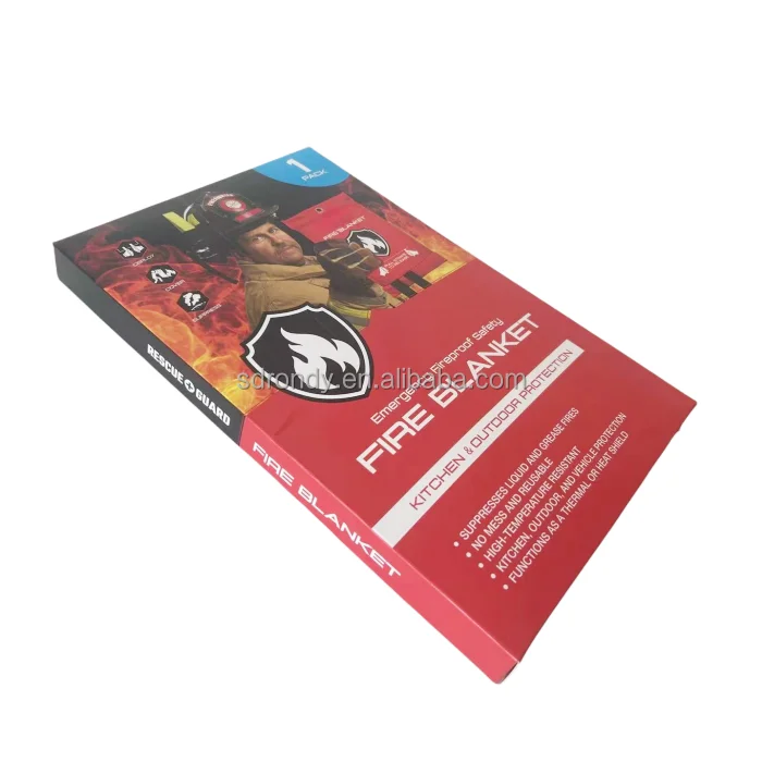 1.2*1.8M Fire safety  fire retardant blanket for home, school, hotel, kitchen