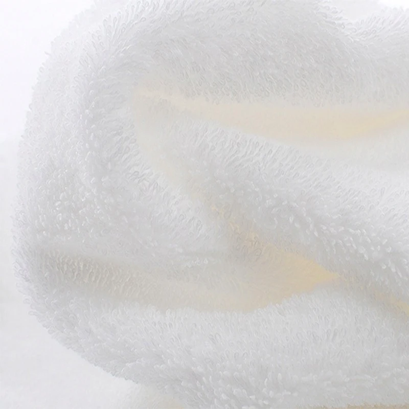 Wholesale custom Embroidery Logo 100% Cotton plain White Hand Towels for hote spa