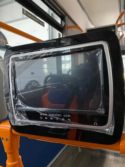 10.1-inch tour bus in-vehicle entertainment system/multimedia audio video entertainment system