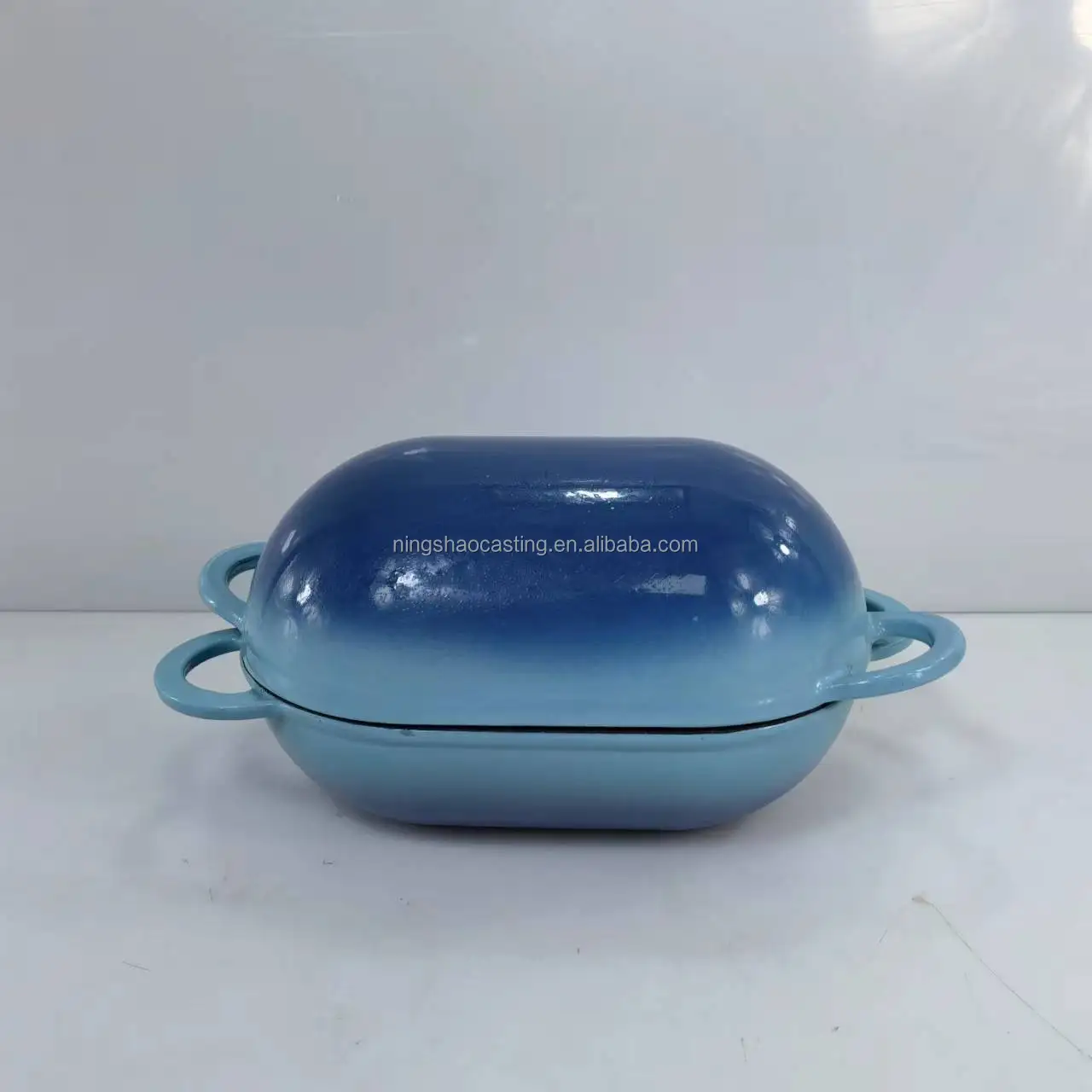 cast iron enamel bread loaf pans