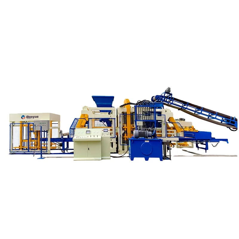 QT15-15 automatic concrete block production line  with good price/high production