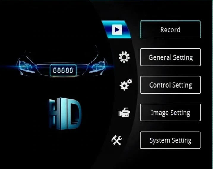 Hot selling 7 inch  Quad Split Monitor Built in AHD DVR 4 Channels Car Reversing aid  Monitor Video Recording all in one