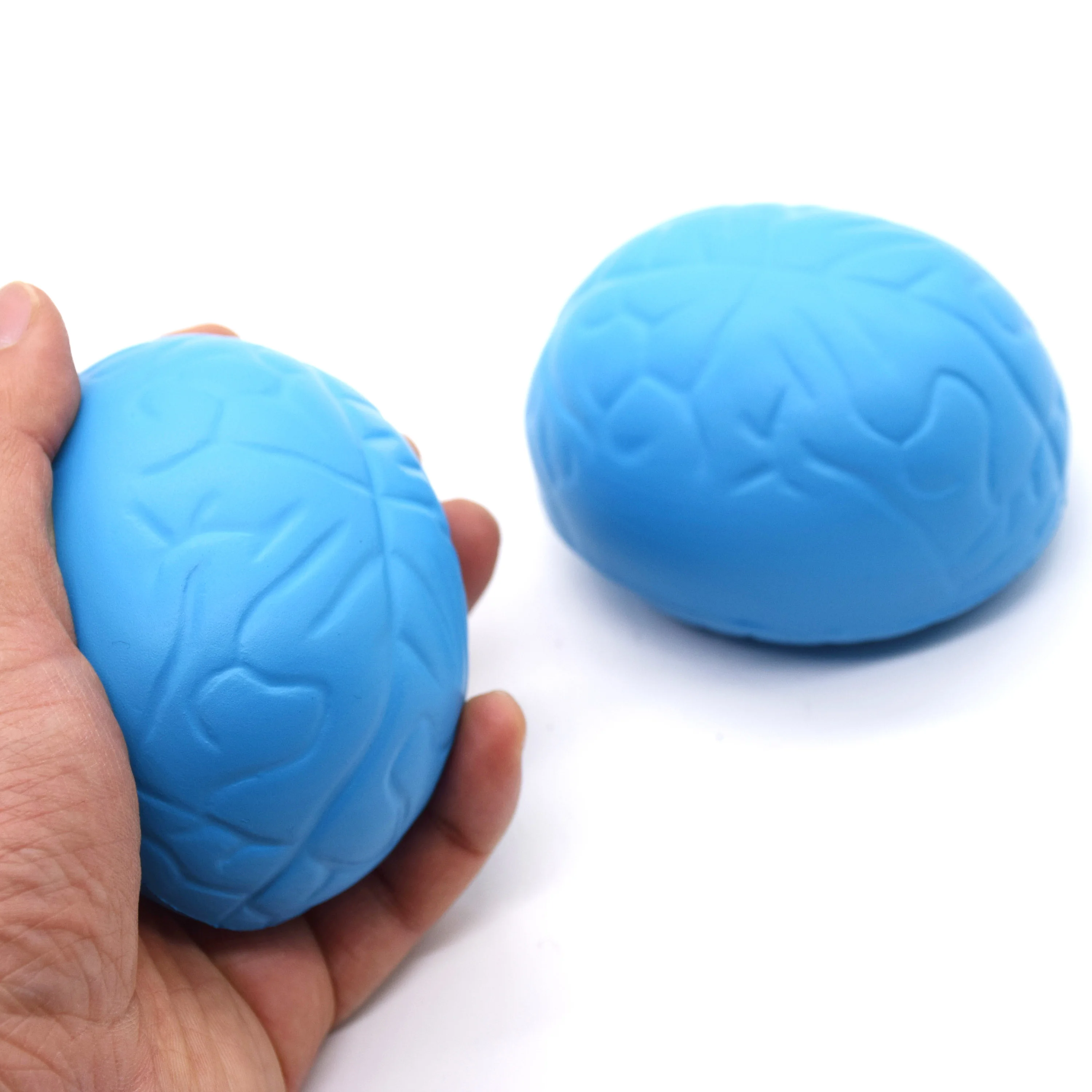 Factory Direct Sale Medical Antistress Slow Rising Pu Foam Brain Shape Stress Ball For Gifts And Premiums