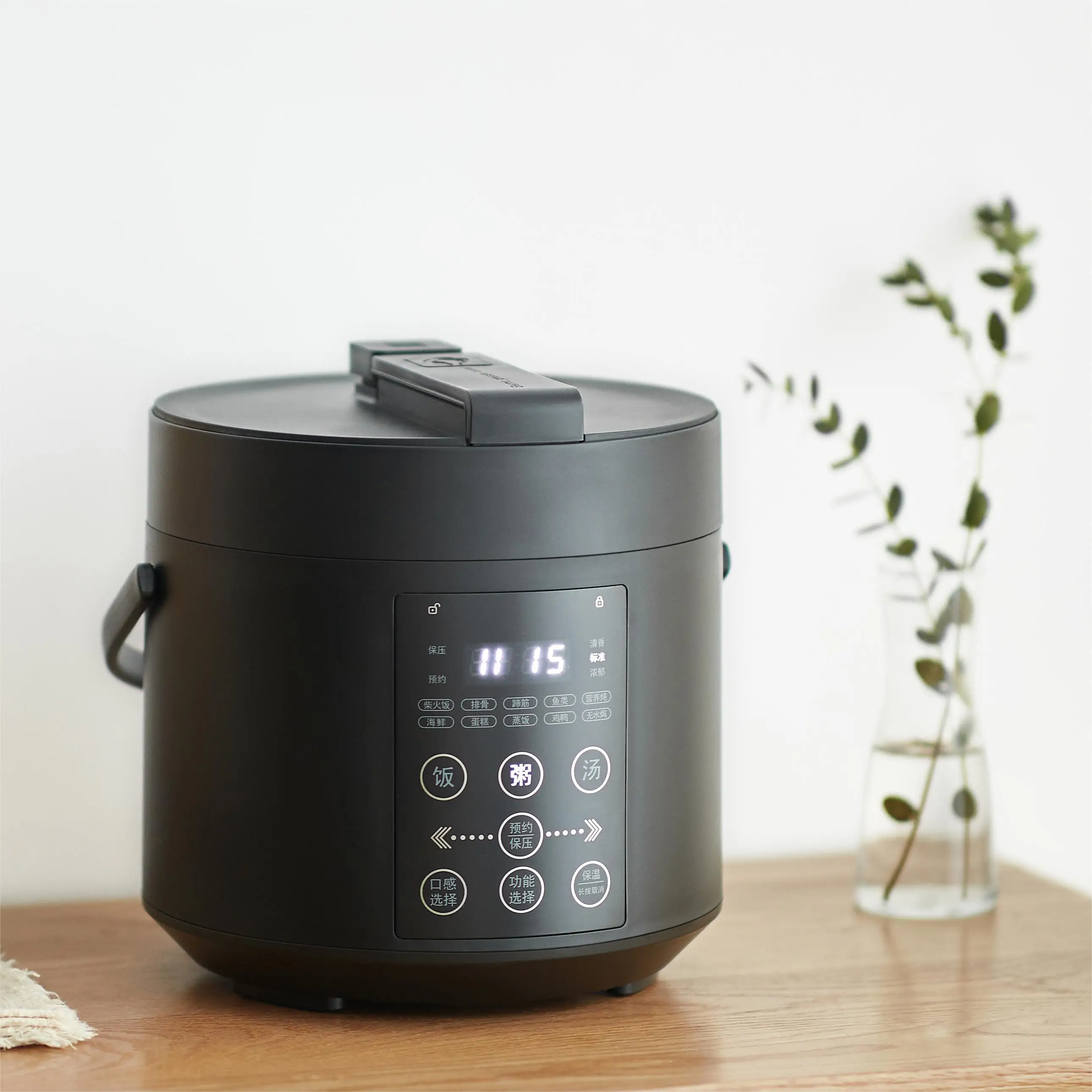 Manufacturer Electric Pressure Cooker Open Lid can be Cooked with LED Display Intellint 2L Rice Cooker