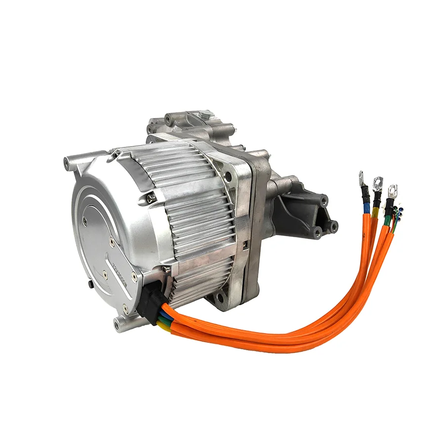 Hot Sale Hall Sensor Transmission  Ratio 1:1.76 1:8.15 12KW Elektrikli Wheel Hub Dc Gear Motor