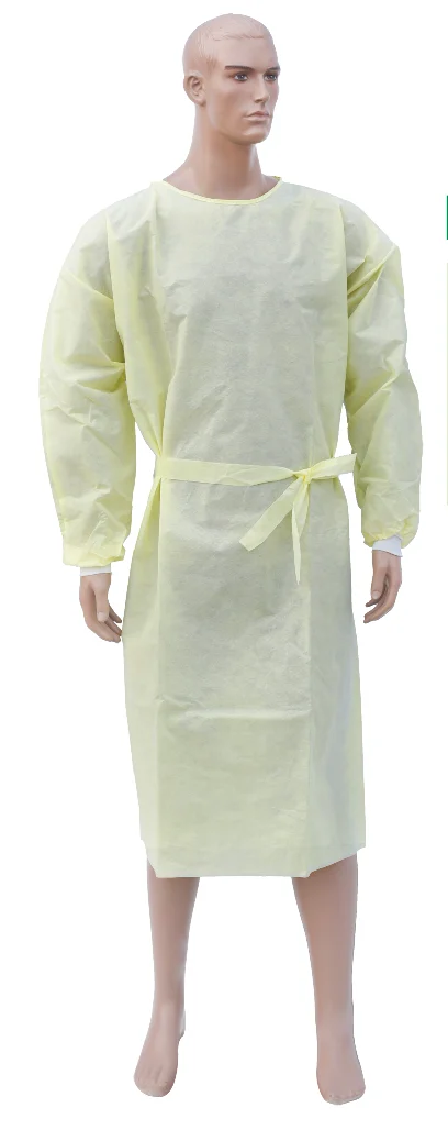 Disposable blue isolation clothes custom breathable disposable surgical gowns