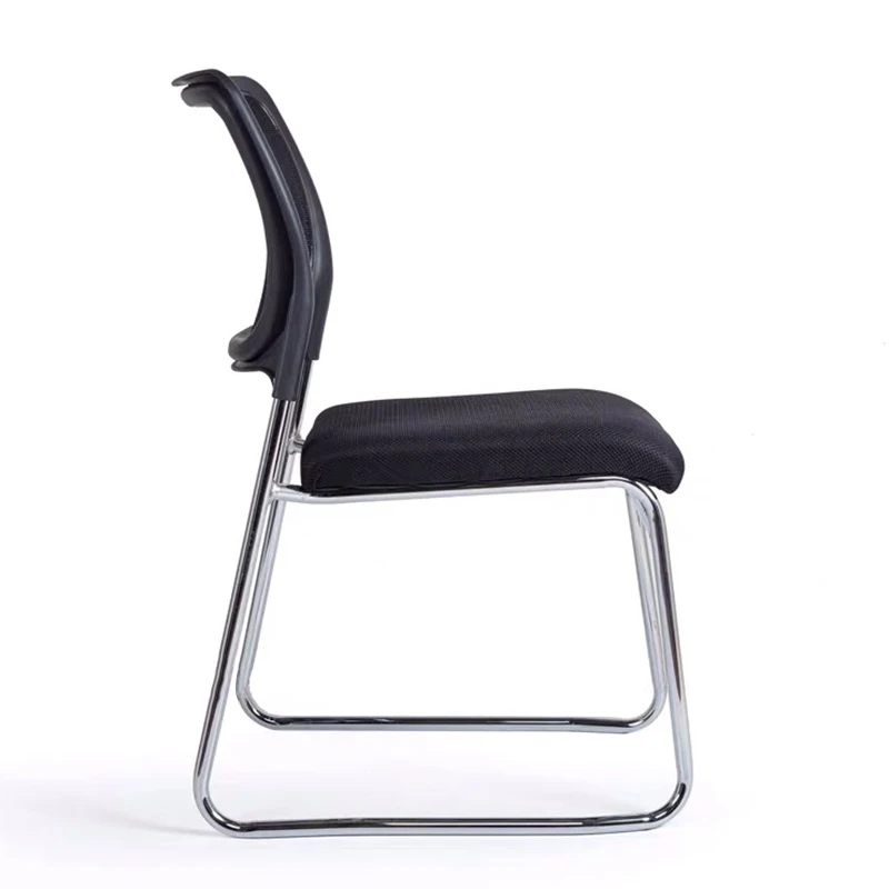 Wholesale cheap mesh metal base armless training meeting room plastic stackable chair