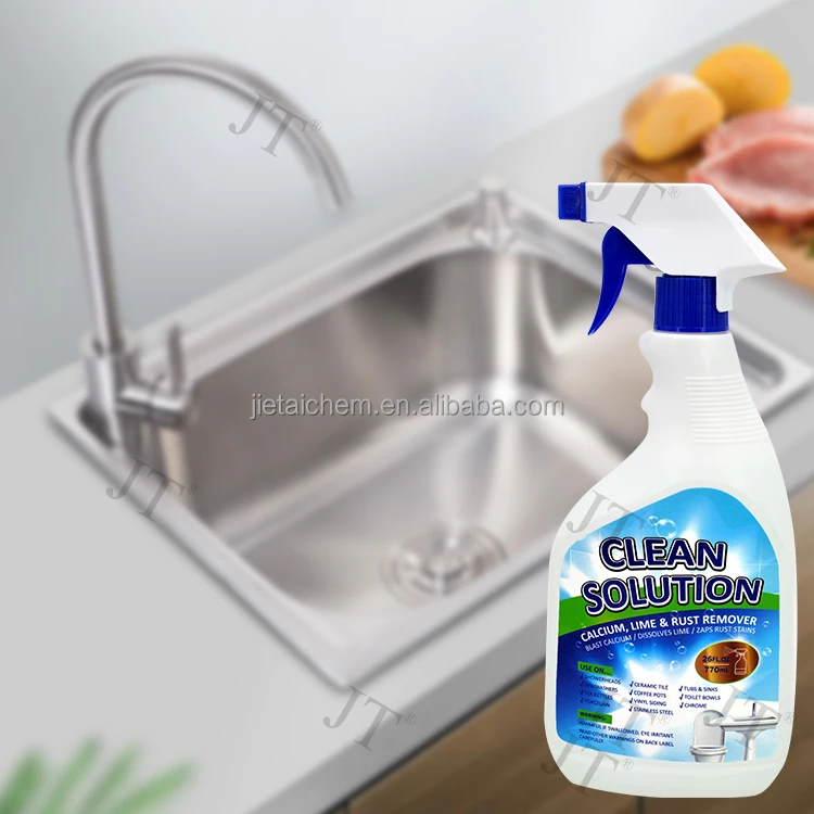 OEM Custom Clean Calcium Lime Rust Remover Bathroom Cleaner Limescale Shower Cleaning Spray