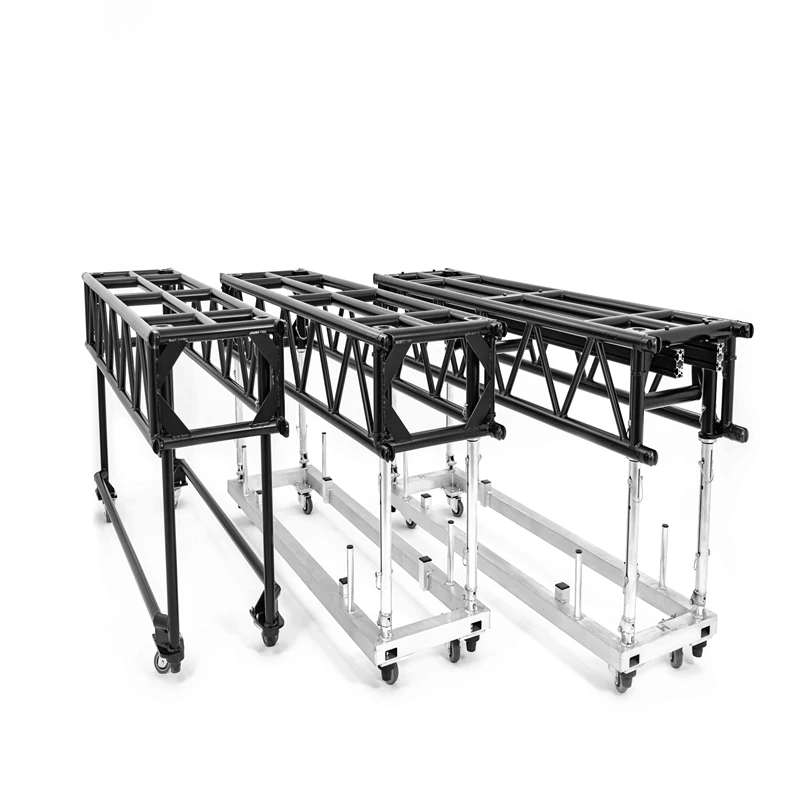 Topfinger 2024 hot sell aluminum roof trusses pre rig bolt type truss plate rod system clamp led lift truss disney for lighting